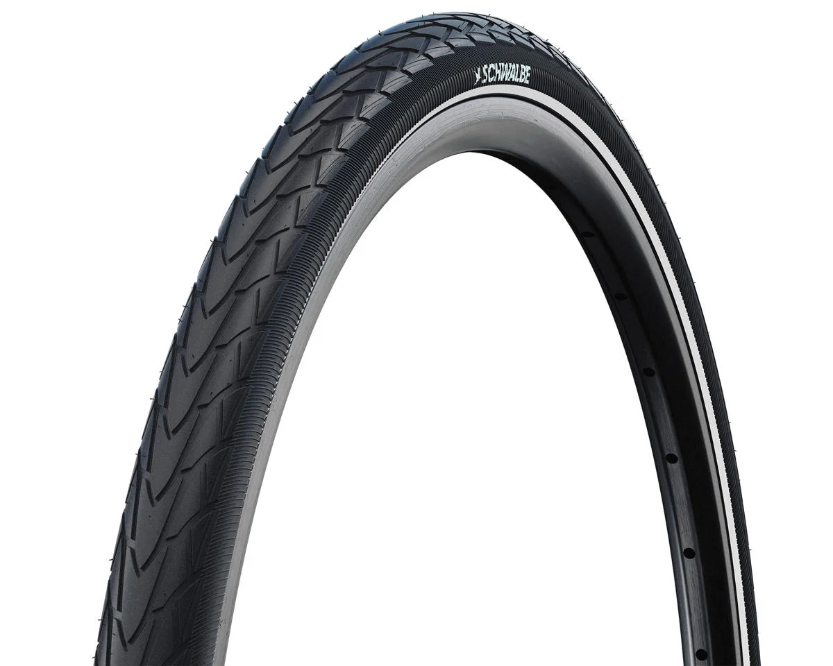 Schwalbe Marathon Racer City Tire (Black/Reflective) (26") (1.5") (Addix Green/RaceGuard) (E25)